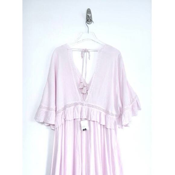 Free People Paradiso Maxi Dress in Pink Rose Size Small - Picture 6 of 9